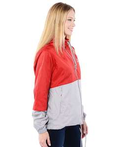 แจ็คเก็ตกันลมผ้าไนล่อนกันน้ำสำหรับผู้หญิงเสื้อคลุมกลางแจ้งผ้าปักพิมพ์ลายไซส์ XL - Product Image 1