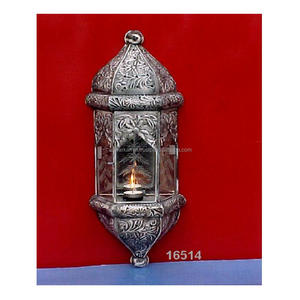 Best Quality Manufacturer of Handmade <b>Decorative</b> Lantern <b>Moroccan</b> Wall Mounted Metal Wall Lantern - Product Image 1