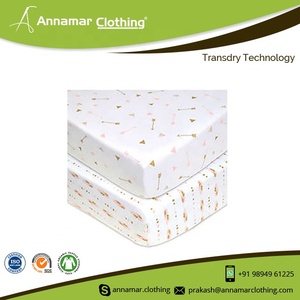 Baby Crib Fitted Sheet with Custom Design - Product Image 3