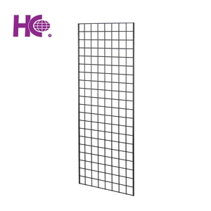 Présentoir mural noir Gridwall de style moderne pour expositions en vitrine - Product Image 4