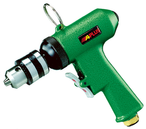 APLUS GLD-A601C, 3/8 "CLÉ CHUCK, PERCEUSE PNEUMATIQUE, 2600 RPM,0.2HP, POIGNÉE D'ÉCHAPPEMENT, RÉVERSIBLE, DOUBLE DÉTENTE - Product Image 1