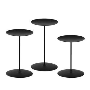 Soporte de portavelas de metal decorativo con forma Diya | - Product Image 3