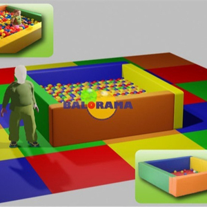 PISCINA DE BOLAS de esponja, 160x160x50 cm - Product Image 4