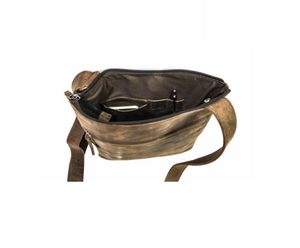 Sac à main fourre-tout en cuir de créateur d'inspiration vintage pour femmes, sac à main à usage quotidien, poignée solide, texture lisse, décoration de chaînes - Product Image 2