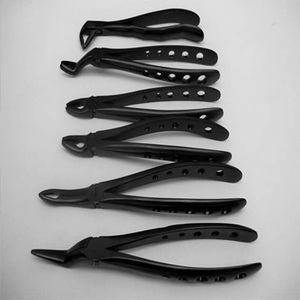 ENSEMBLE DE PINCES D'EXTRACTION DE DENTS DENTAIRES-Instruments chirurgicaux de classe I en acier inoxydable noir, base des outils chirurgicaux - Product Image 1