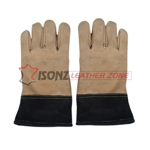 Guantes de Soldadura de Cuero Genuino ISONZ Leather Zone EN 388 Anti-Corte Anti-Impacto (Nivel 3) Resistentes al Fuego Sin Forro 1.2mm de Grosor - Product Image 6