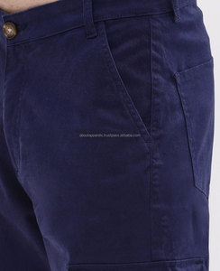 Nouveau en vrac personnalisé 65% coton + 35% Polyester sport survêtement pantalons de survêtement pour jeunes hommes actifs bas blanc Cargo coton sergé pantalon - Product Image 1