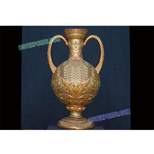 Pot de fleur en fibre d'aspect antique Décors Pot de fleur de style dame d'egypte à vendre Dernières pièces de décoration - Product Image 1