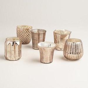 ENSEMBLE de 2 PORTE-THÉ VOTIF EN VERRE AU DESIGN CLASSIQUE pour MARIAGES ET NOËL - Product Image 4