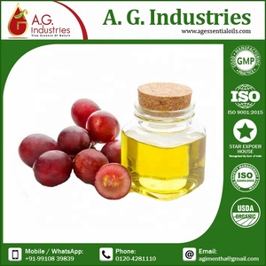 Suministro de fábrica Aceite de semilla de uva prensado en frío Grado alimenticio 100% Aceite de portador certificado MSDS natural puro Aceite esencial a granel - Product Image 4