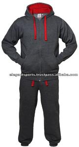 Grey Fleece Breathable Winter Zip-Up Adult Unisex Tracksuit with Custom Logo or Design - Product Image 5