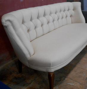 Muebles clásicos para sala de estar, sofá de madera de caoba - Product Image 2