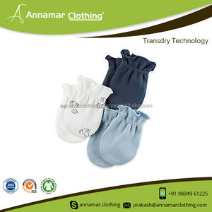 Mitaines Anti-rayures en coton biologique, OEM, 100% coton, pour bébés - Product Image 5