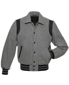 Chaqueta Universitaria de Béisbol de Lana Tejida con Cremallera, Talla Grande, a la Moda para Invierno 2026, Cortavientos - Product Image 3