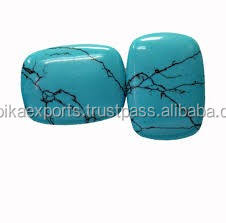 Fine Jewelry Making DIY High Quality 13X18MM Natural Blue <b>Turquoise</b> Cushion Shape Cabochon Cut Loose Gemstone Third Party - Product Image 3
