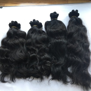 Extensiones de cabello humano virgen Remy ondulado natural de Vietnam máquina doble trama piojos y liendres gratis - Product Image 2