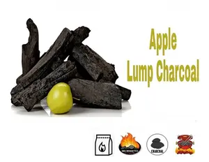 FRUIT CHARCOAL HARD WOOD ORANGE, APPLE WOOD HARD WOOD CHARCOAL BBQ GRILL CHARCOAL INDONESIA GRADE SUPER A STICK CHARCOAL 4-10 CM