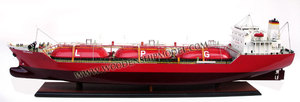 REDD DRAGGON Maquette de bateau en bois Fabriqué à la main GPL Tanker Nouveauté Cadeau - Product Image 3