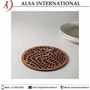 Los mejores posavasos de metal personalizados Cocina clásica de alta calidad India Etiqueta privada Embalaje personalizado Venta superior Última colección - Product Image 4