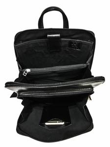 Mochila de cuero tecnológico, bolso de hombro de tamaño mediano, bolso de viaje de cuero, correa de hombro ajustable, bolsos de cuero para ordenador portátil para hombres - Product Image 6