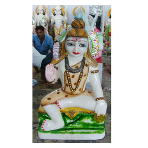 Decorative marble sitting Shiva Statue - Product Image 1