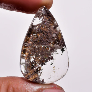 Pierres de Quartz Lodolite en Cristal Naturel Mélange de Forme Toutes Tailles Cabochon Lisse Fait à la Main Qualité Fine Pierres Précieuses en Vrac Fabrication de Bijoux - Product Image 1