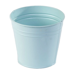 Macetero pequeño de Metal con recubrimiento de polvo de menta - Product Image 1