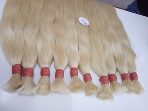 Paquetes de cabello humano de grado Remy de onda recta de pelo virgen rubio con cierre de encaje 200 gramos pedido muestra gratis - Product Image 3