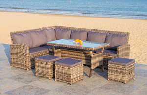 Meubles d'extérieur, meubles de jardin-ensemble de canapés meubles modernes en rotin/osier enduit de poudre - Product Image 3