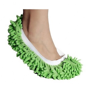 Mop <strong>Slippers</strong> Multi-Function Chenille Fiber Washable Dust Mop <strong>Slippers</strong> Dusting <strong>Cleaning</strong> Foot Socks - Product Image 1
