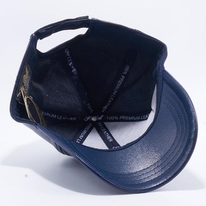 Casquette en cuir pour homme, casquette vintage, style cadet, personnalisé, vente en gros, chapeau de sport, BaseBall, mode été - Product Image 2