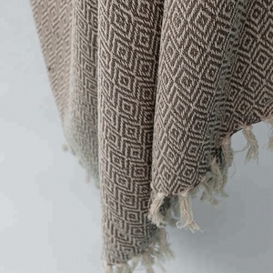 Textile biologique personnalisé tissé à la main jette une couverture de pique-nique en plein air faite à la main literie à usage domestique voyage direct fabricant inde - Product Image 6