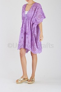 Crochet Beach Kaftan Dress for Women Sexy Kaftan 2019 Wholesale Custom Design Fabric Woman Clothing Made in India - Product Image 3