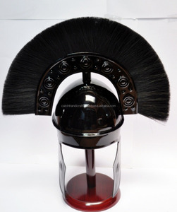 หมวกกันน็อกเกราะยุคกลางโบราณหมวกกันน็อกยุคกลางสีดำเสร็จสิ้นหมวกเกราะยุคกลางโดยหัตถกรรม Calvin - Product Image 4