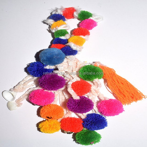 Borlas decorativas para ropa, borlas para cortinas, borlas para bolso hechas a mano, diseño único de refractex India - Product Image 1