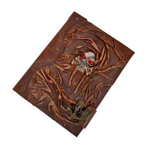 สมุดโน๊ตและสมุดสเก็ตช์หรือไดอารีพร้อมด้วยสีขาวเปล่าสำหรับทุกเพศดีไซน์แบบโบราณสไตล์ใหม่ทำด้วยมือ - Product Image 6