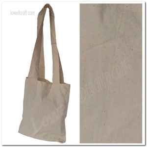 Bolso plegable unisex de algodón reciclado ecológico tipo cierre abierto con dos asas para uso en exteriores - Product Image 3