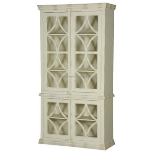 Meuble de cuisine à deux portes en bois massif, armoire de style rustique - Product Image 1