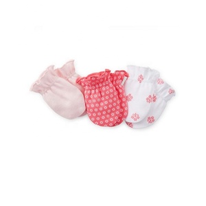 Custom Design Pure Organic Cotton Baby Mittens/ Baby Hand Mittens - Product Image 1