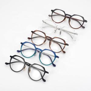 Personalizzato Due Strato Palle Degli Occhi Telaio Alto-Basso Acetato di Montature da vista - Product Image 6