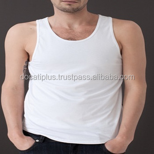 custom oem <b>Men</b> super cool <b>white</b> tank tops - Product Image 4