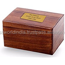Urna Funeraria de Madera Estilo Americano para Adultos, Modelo 786-WU-22 de Brassworld India - Product Image 4