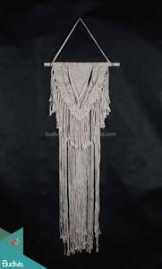 Tapiz de macramé bohemio más vendido decoración del hogar colgante de pared - Product Image 6