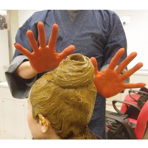 Poudre de teinture capillaire au henné orange 100% naturel certifiée Ecocert de haute qualité, couleur verte temporaire semi-permanente non allergique directe - Product Image 6