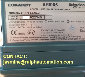 Posicionador Eckardt, Servomotor de automatización de acero inoxidable, hecho en Francia/STOCK - Product Image 1