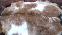 Peau de chèvre véritable Nefertiti de qualité supérieure, tannée et finie, forme naturelle, tailles de 4 à 8 pieds carrés pour la décoration intérieure, l'artisanat et les meubles