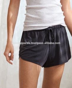 Wholesale 100% Cotton French Terry Sports Breathable Sweat <b>Shorts</b> for <b>Women</b> Black Size Plus Soft Summer Board <b>Shorts</b> Design - Product Image 2