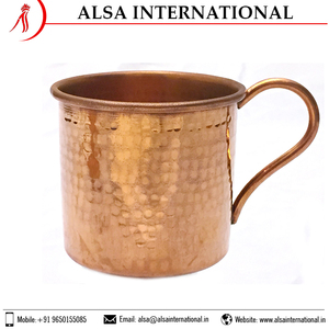 2024 Sale Eco-Friendly Handmade 300ml Copper Tumbler <b>Set</b> Custom Size Tabletop Drinkware for Weddings-for Water or Tea - Product Image 6