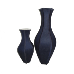 Lot de 2 vases à fleurs en aluminium de haute qualité pour décoration de sol pour la maison, mariage, hôtel, décoration intérieure extérieure - Product Image 1