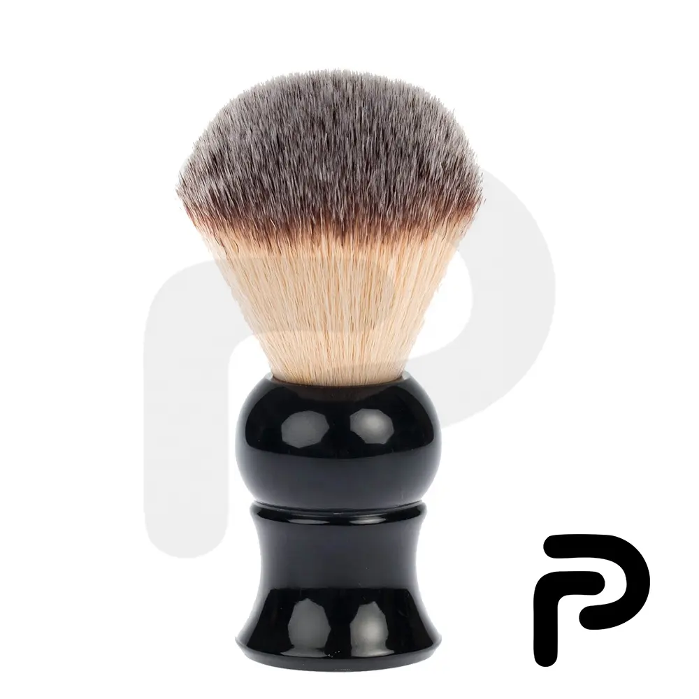 Escova de barbear preta Long Handle com nó sintético do cabelo para o Kit de barbear pessoal e acessórios Barbers Saloon aos melhores preços